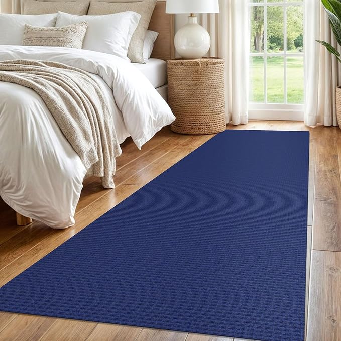 IOHOUZE Washable Runner Rug 3x8 Non Slip Rubber Backed Wide Hallway Runner - Image 8
