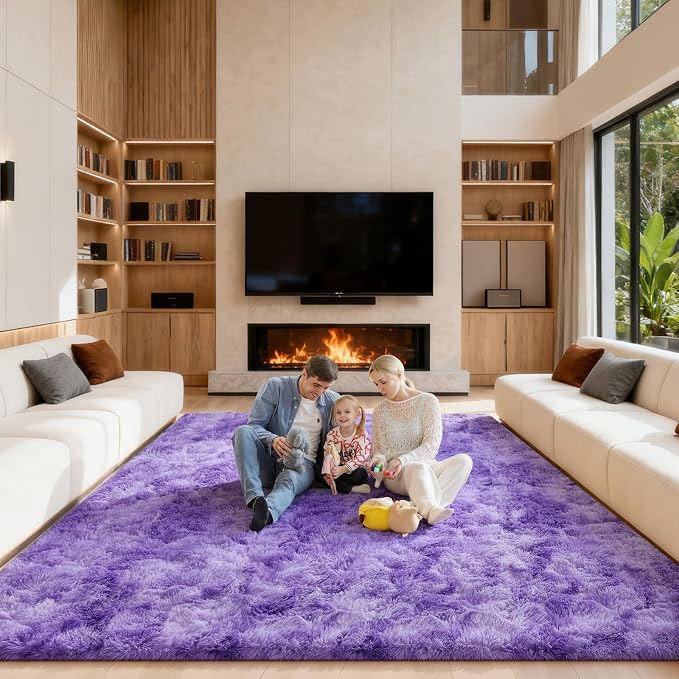Area Rugs 9x12 Living Room, Large Fluffy Rugs by Unknown