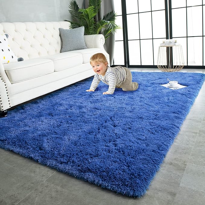 TWINNIS Super Soft Shaggy Rugs Fluffy Carpets 9x12 Feet, Indoor Modern Plush by TWINNIS