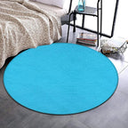 Machine Washable Modern Round Area Rug, Room Sofa Yoga Soft Round Carpet - Image 2