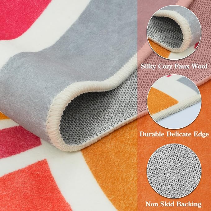 STARUIA Sun 8x10 Washable Area Rugs - Image 5