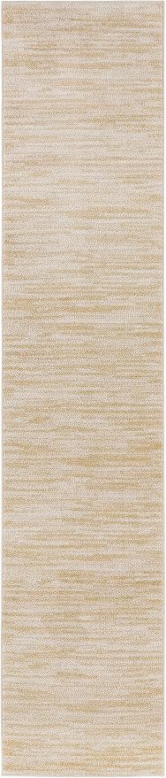 Nourison Home Nourison Essentials Ivory Gold 2'2" x 7'6" Area Rug - Image 4