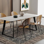 CHAMPLANT Area Rug 5'x7' Washable Rug Vintage Traditional Floor Cover Thin - Image 2
