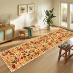 RELEANY Floral 2x8 Area Rugs Washable Print Boho Cute Carpet Non Slip Flower - Image 8