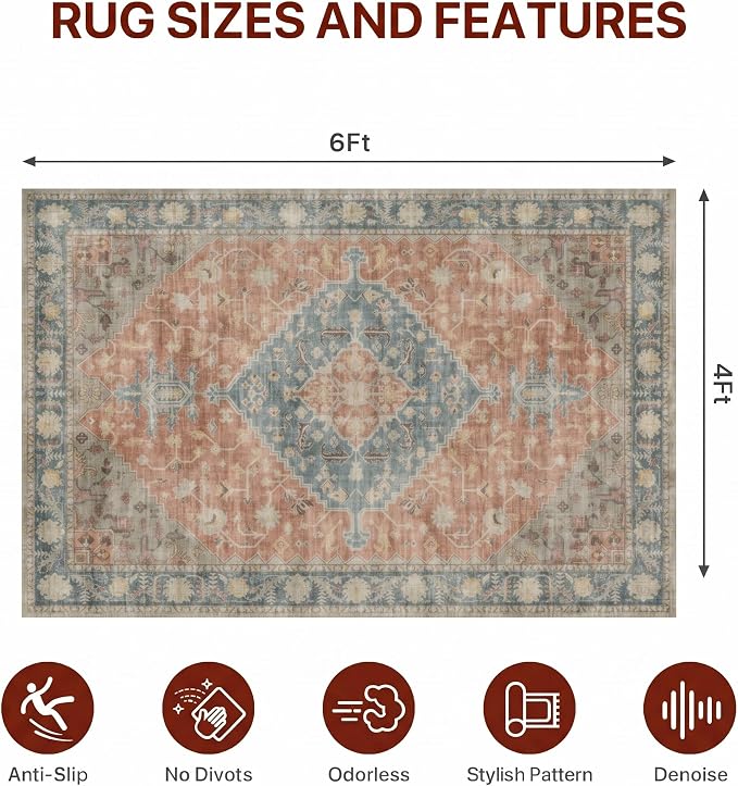 48"x72" Office Chair Mat for Hardwood Tile Floor, Under Desk Carpet Protector - Image 6