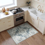 Lessymo 2 x 3 Runner Rug, Machine Washable Entryway Rugs Boho Faux Wool Low - Image 3