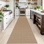 IOHOUZE Washable Exrea Long Hallway Runner Rug 2.6x14 Rubber Backed Kitchen - Image 7