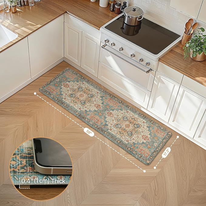 GENIMO Kitchen Mats for Floor, Washable Anti Fatigue Mat for Cushioned - Image 2