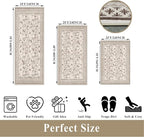 3-Piece Kitchen Rugs Set for Floor, Washable Non-Slip Farmhouse Kitchen Mats - Image 2