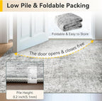 RELEANY Washable Area Rugs 6'x8' Non-Slip Modern Abstract Soft - Image 7