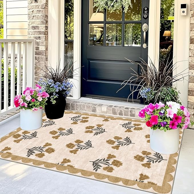 3x5 Floral Entry Rug - Image 4