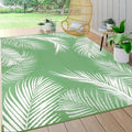 Pauwer Waterproof Outdoor Rug 6x9, Reversible Plastic Straw Patio Camping Rug by Pauwer