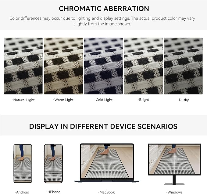 YDKGL Long Kitchen Runner Rugs Kitchen Mat Non Slip Washable, Super Absorbent - Image 9