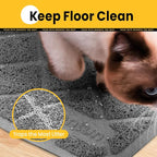 Conlun Cat Litter Mat Litter Trapping Mat, Less Waste Cat Litter Box Mat - Image 3