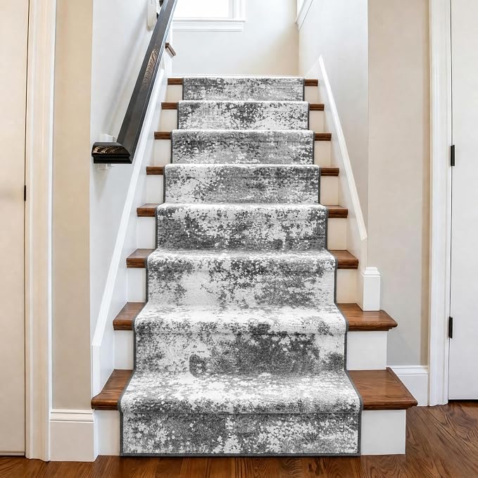 2x10 Hallway Runner Rug Non Slip Washable Grey Entryway Rug Runner - Image 8