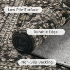 DCX Black 4x6 Rug, Kid & Pet Friendly - Image 6