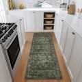 Moynesa Ultra-Thin Washable Teal Non Slip Bathroom Rug by Moynesa