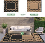 GENIMO 10 ' x 14 ' Outdoor Rug Waterproof - Image 5
