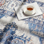 Rugcomf Vintage Medallion Kitchen Rugs Non Slip Washable 2'7"x8' - Image 5