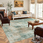 DMOYEST 9x12 Area Rug for Living Room, Washable & Non Slip Large Indoor Carpet - Image 4