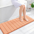 OLANLY Memory Foam Long Bathroom Rugs Runner 47x17, Super Soft Absorbent Bath by OLANLY