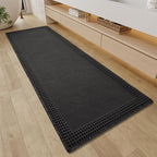 RESARE Waffle Bathroom Runner Rugs, Super Absorbent Bath Mat Non Slip Washable by Resare