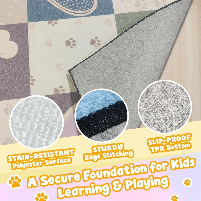 Large Classroom Rug Elementary 8x10, Preschool Teacher Classroom Must Haves - Image 3