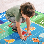 Macgace ABC Kids Rug for Playroom, 5x7 Washable Classroom Area Rugs, Toddler - Image 5