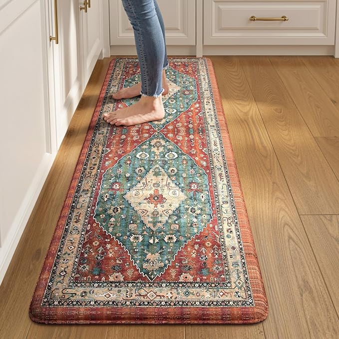 Collive Kitchen Rugs Anti Fatigue Kitchen Runner Mats Cushioned, Comfort by Collive
