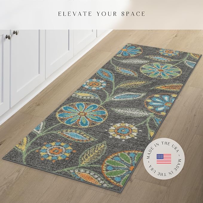 Maples Rugs Reggie Floral Runner Rug - Image 2
