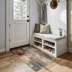 RELEANY Washable Area Rugs 3x4 Non-Slip Modern Abstract Soft by RELEANY