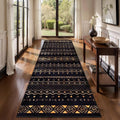 SERISSA Hallway Runner Rug, Soft Low-Pile Geometric Indoor Long Carpet by SERISSAHomeDecorCollection