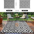 Outdoor Patio Plastic Straw Rug - Image 3