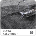 Bath Mat, Ultra Thin Bathroom Rugs, Rubber Bath Mats - Image 3