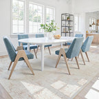 6x9 Area Rugs for Living Room Washable Rug: Anti-Skid Abstract Modern Living - Image 8