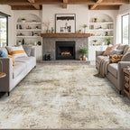 8x10 Area Rugs for Living Room Bedroom: Abstract Washable Rug - Image 9
