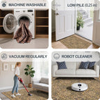 Washable 2' x 6' Runners for Hallways, Non Slip Long Floor Runner for Kitchen - Image 4