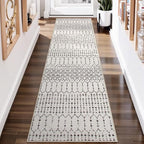 Lahome Moroccan Washable 2x6 Runner Rug, Non-Slip Beige Kitchen Hallway Runner - Image 2