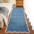 GarveeHome Scalloped Washable Runner Rugs 2x6 Rug Runner Modern Non Slip by GarveeHome