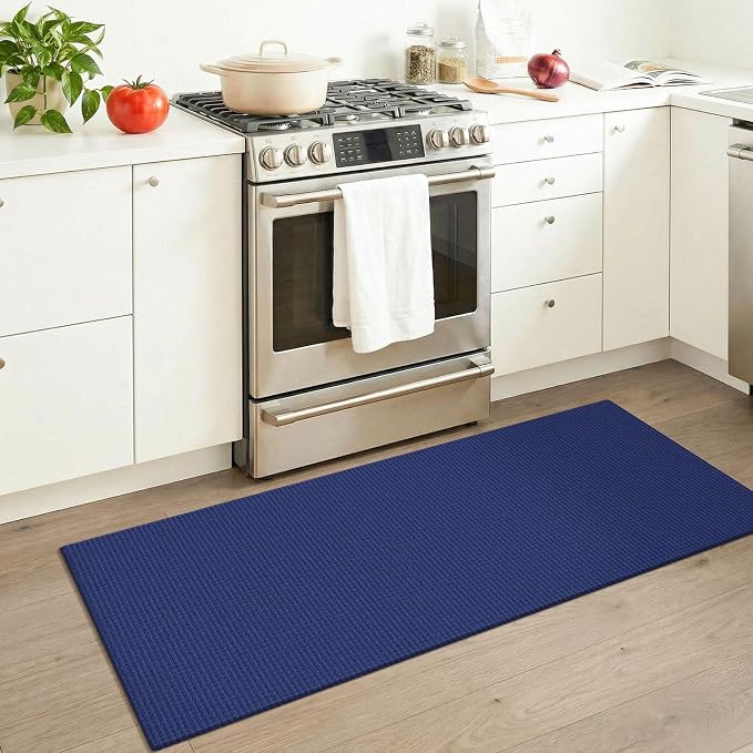 KOZYFLY Woven 2x5 Entry Runner Rug, Washable Runners - Image 2