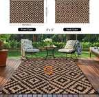Outdoor Patio Plastic Straw Rug - Image 3