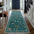 Rugxara 2x6 Floral Runner Rug, Washable Runners by Rugxara