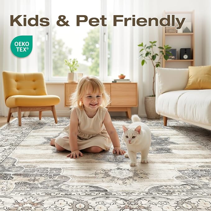 10x12 Washable Area Rug - Image 4