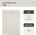 Valenrug Washable Rugs 3x5 - Image 2