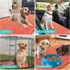OLANLY Dog Door Mat for Muddy Paws 59x20, Absorbs Moisture and Dirt, Absorbent - Image 7