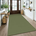 KOZYFLY Washable 4x6 Entry Woven Area Rug, Braided Throw Rugs by KOZYFLY