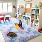 PAGISOFE 9x12 Rainbow Large Area Rug - Image 8