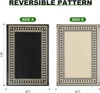 RURALITY Outdoor Rugs 6x9 Waterproof - Image 2