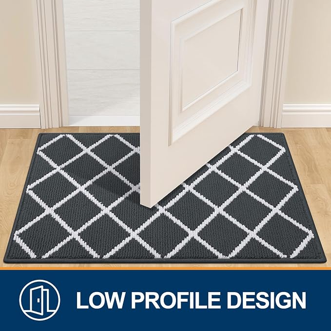 Finchitty Indoor Door Mat, Dirt Resistant and Absorbent, Low-Profile, Washable - Image 4