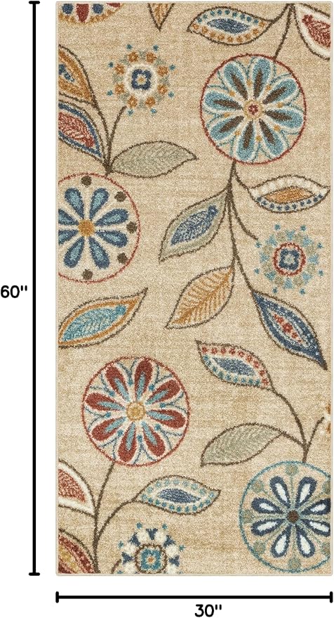 Maples Rugs Reggie Floral Runner Rug - Image 2